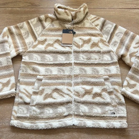 The North Face Women's Printed Ridge Fleece Full-Zip Jacket GDWTNFMTFRLLPRT - Picture 5 of 13